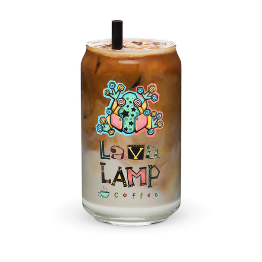 Lava Frog Iced Coffee Glass