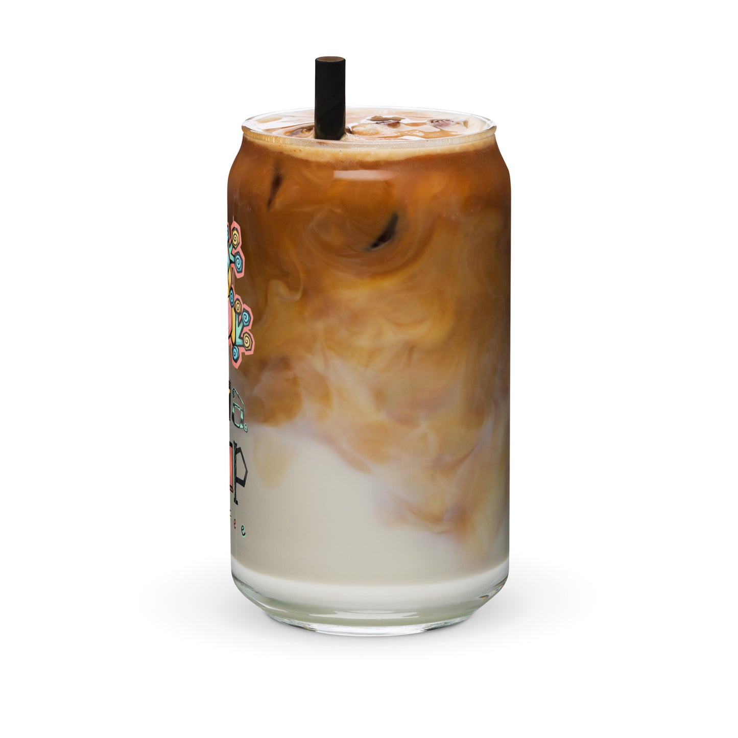 Lava Frog Iced Coffee Glass