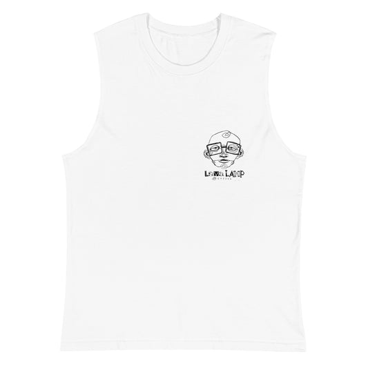 Beautfiul Trash Face | Lava Lamp Coffee | Left-Breast Logo Muscle Tee