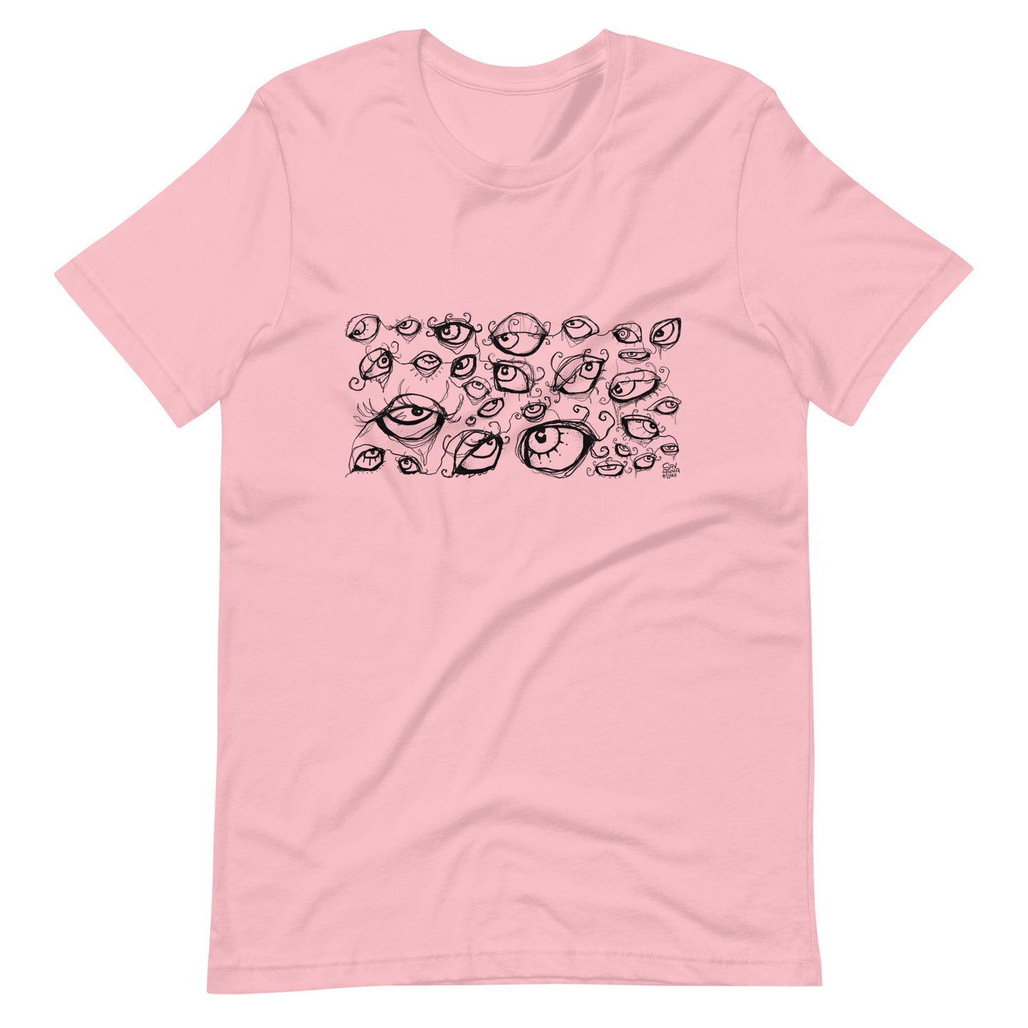 Sketchbook Eyeballs Tee | Beautiful Trash Art