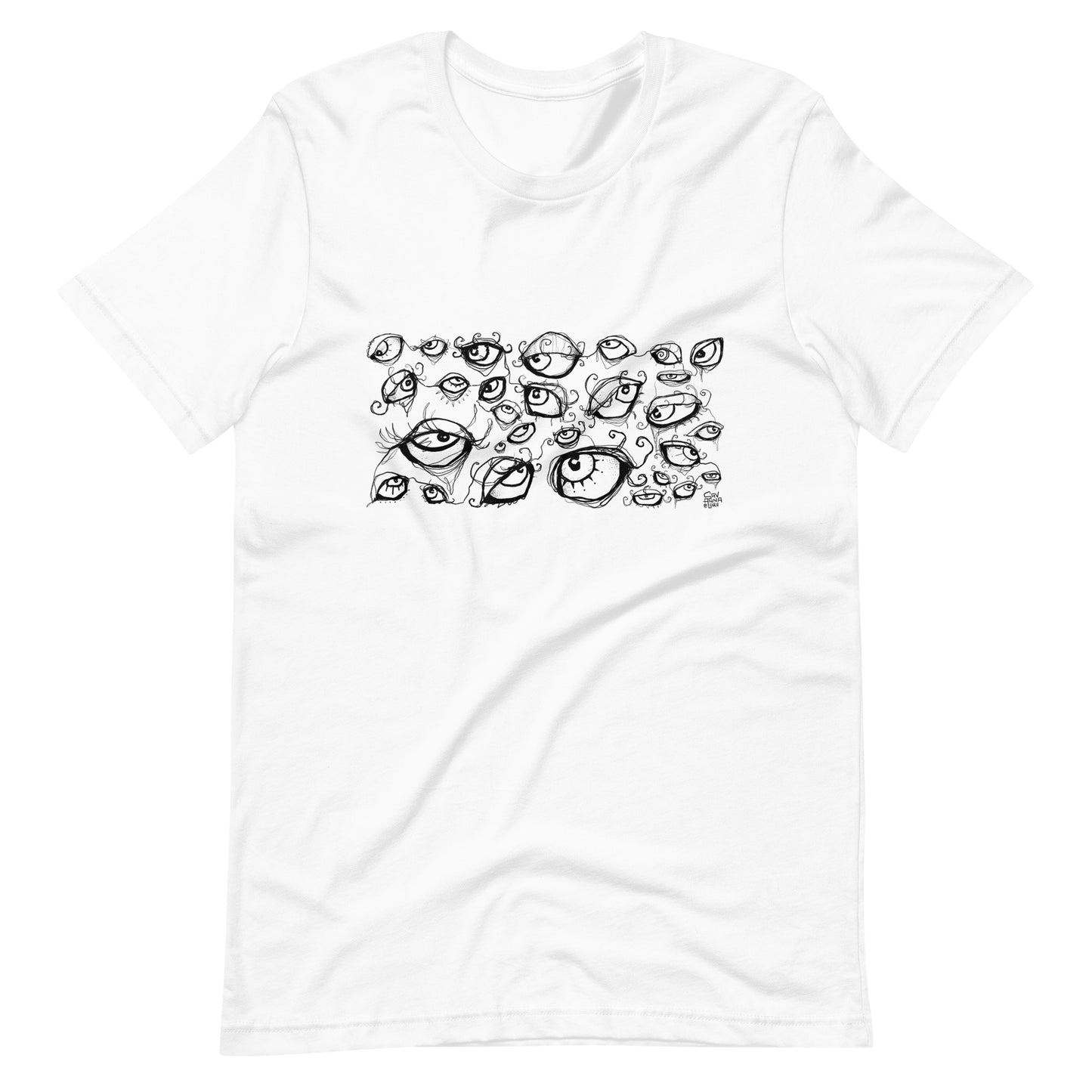 Sketchbook Eyeballs Tee | Beautiful Trash Art