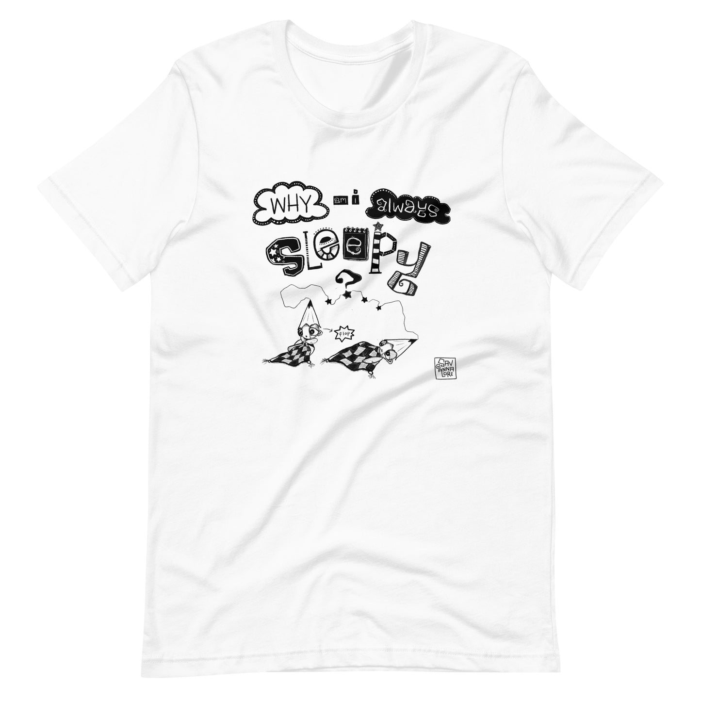 Why Am I Always Sleepy? | Savannalore Art | Beautiful Trash Art Merch