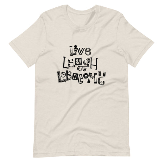 Live Laugh Lobotomy Tee | Hand-Lettered Art | Savannalore Art Merch