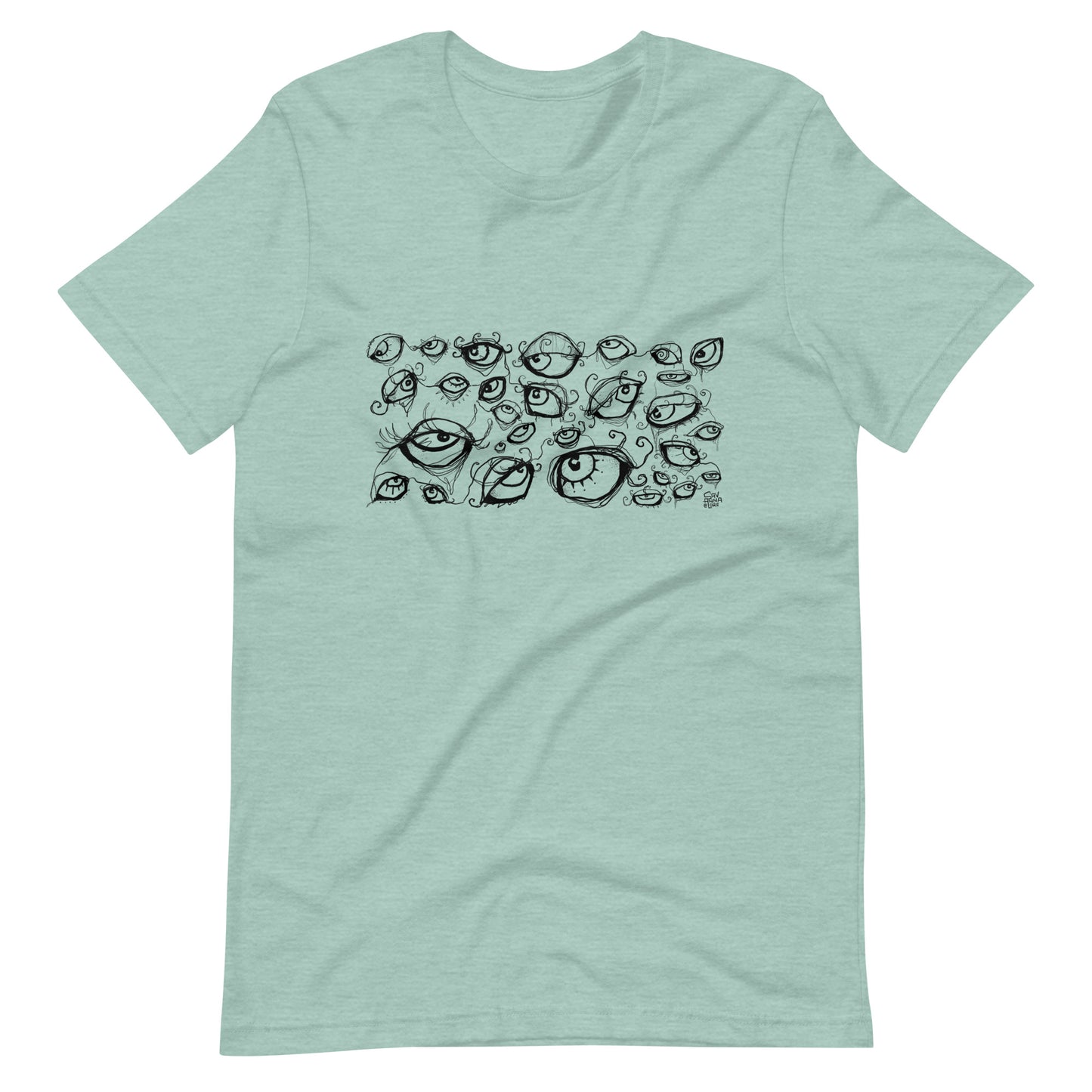 Sketchbook Eyeballs Tee | Beautiful Trash Art