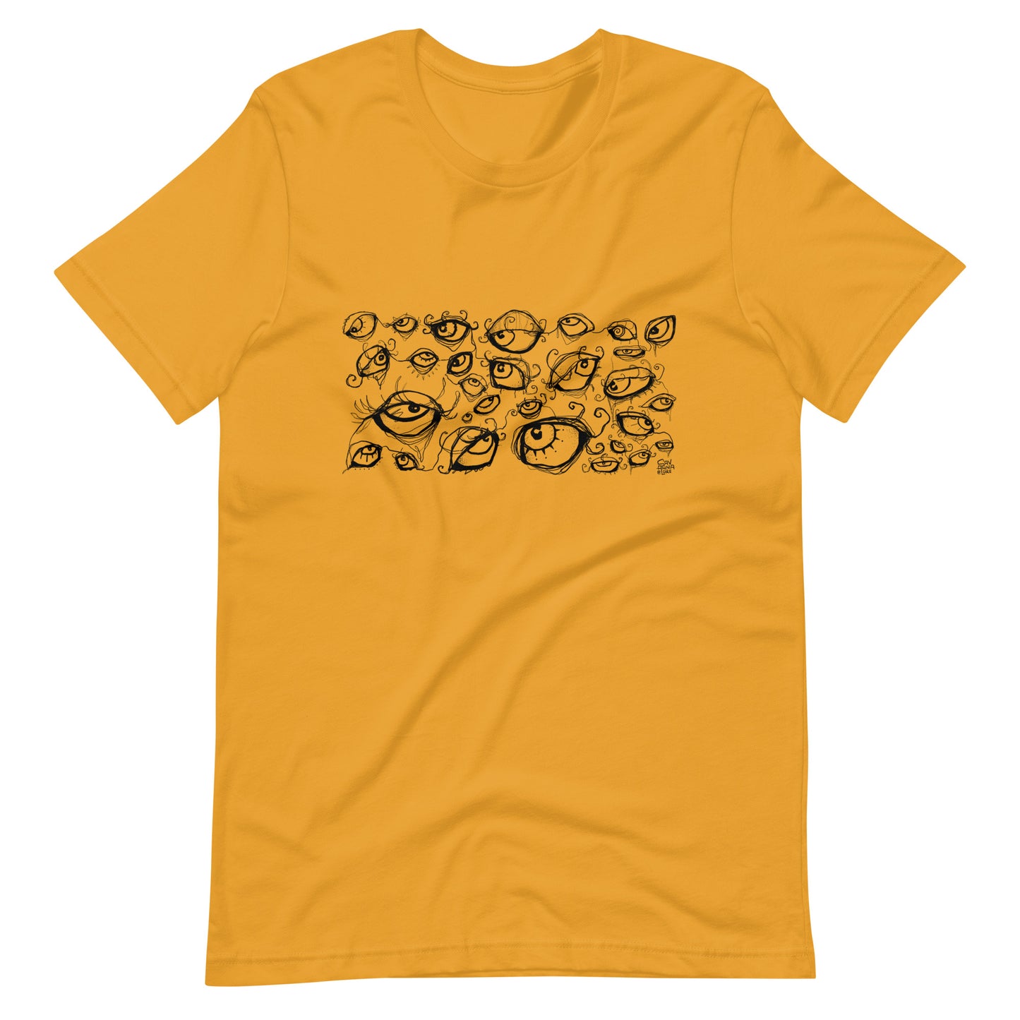 Sketchbook Eyeballs Tee | Beautiful Trash Art